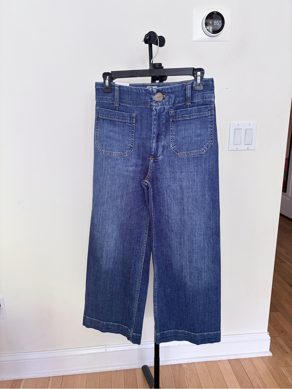Maeve Colette High-Rise Wide-Leg Cropped Jeans - Picture 3 of 8